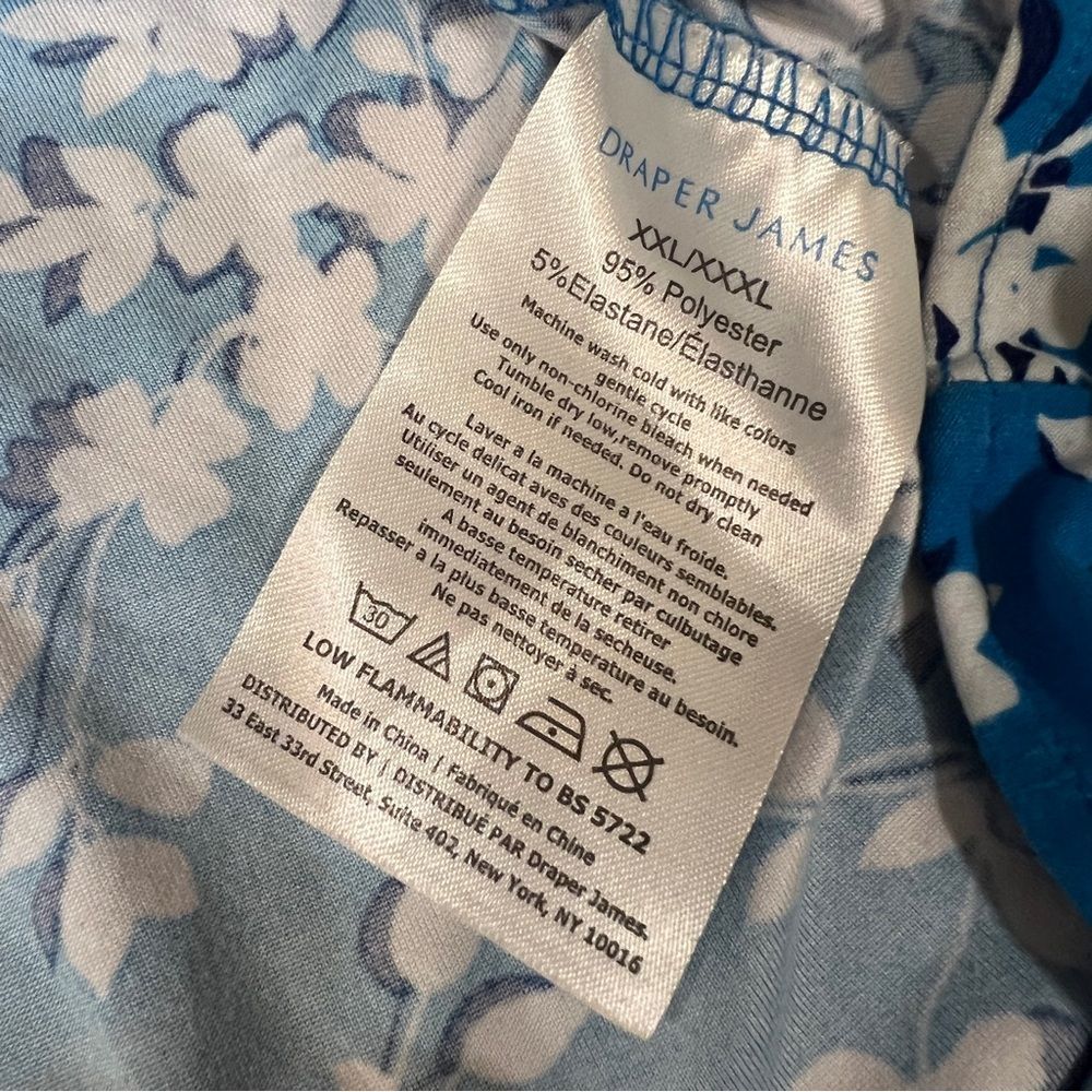 Draper James Blue Floral Tank Dress, Size XXL/XXXL - Picture 3 of 7